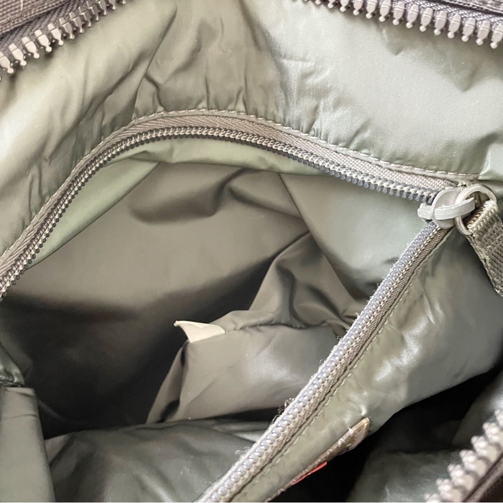 Prada black canvas vintage unisex crossbody bag with pouch - Picture 11 of 13